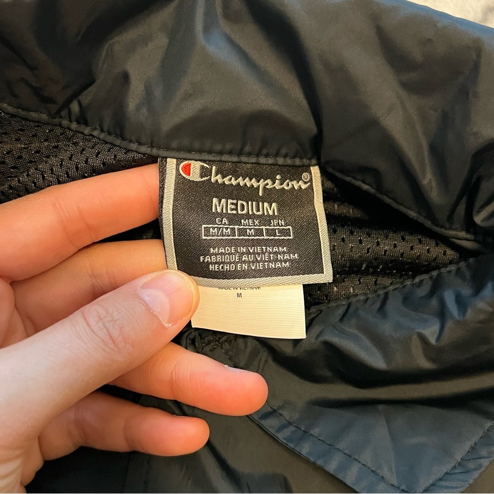 Champion Cropped Nylon Button Down Jacket - image 5